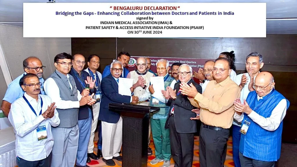 Landmark Declaration Between IMA and PSAIIF on Advancing Health Insurance, Data Protection and Universal Healthcare in India